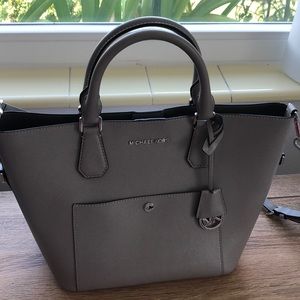 Michael kors gray tote